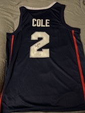 UCONN HUSKIES-RJ FORD SIGNED AUTOGRAPH JERSEY ACOA CERTIFIED 1st TEAM BIG EAST L