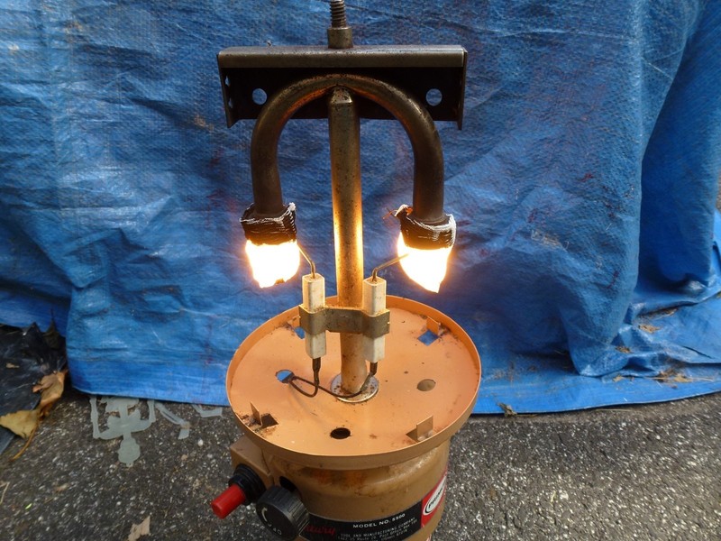 PRIMUS PROPANE GAS LANTERN WORKING SPARK VINTAGE CENTURY MODEL 5500 TESTED OK!