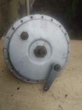 BSA BANTAM D7/10/14 FRONT  WHEEL HUB WITH BRAKE PLATE RAKE