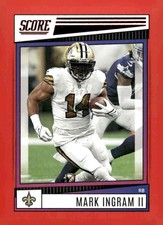 2022 Score - Squad Gold Zone #59 Mark Ingram II Red