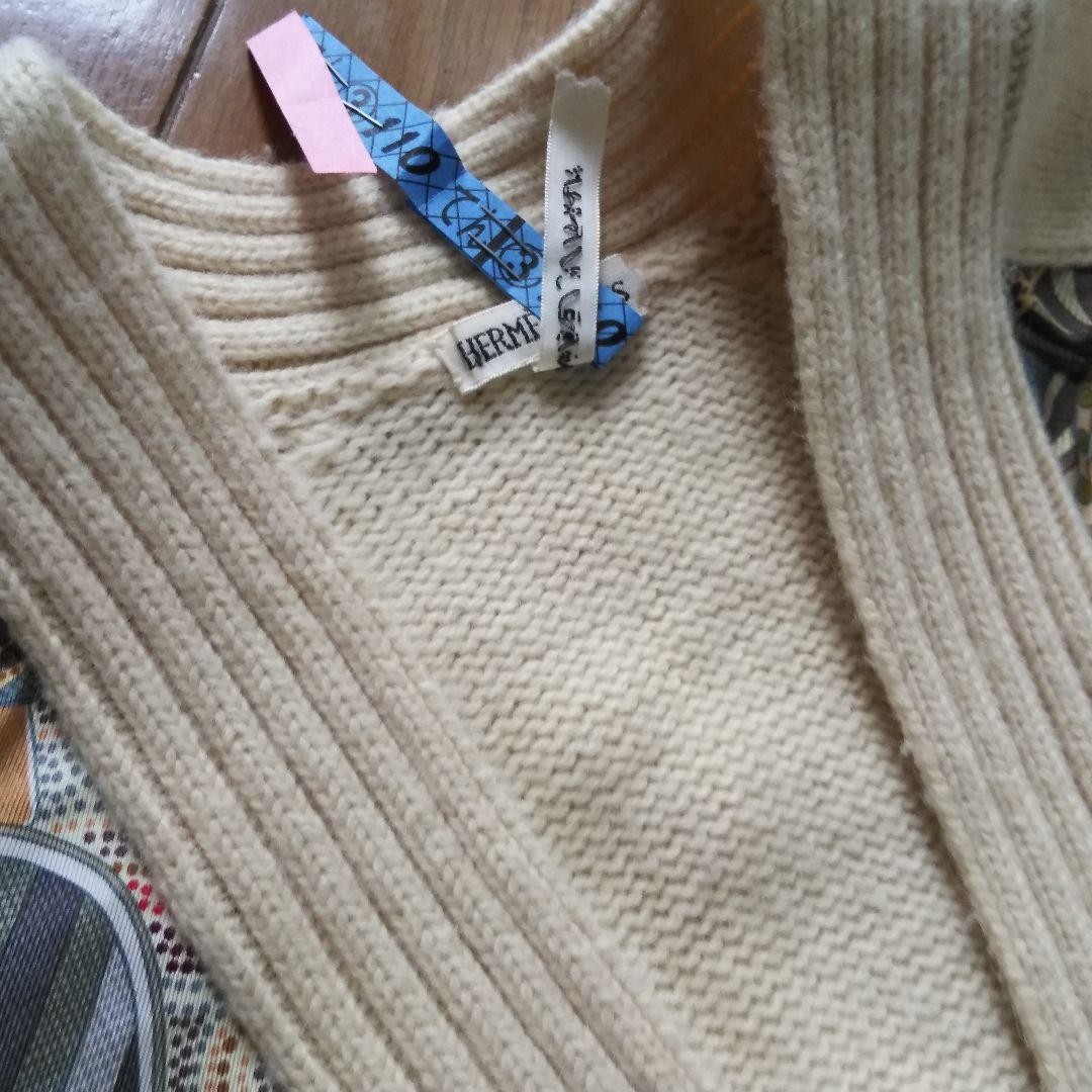 USED AUTHENTIC HERMﾃS SCARF-PATTERNED CARDIGAN, P… - image 5