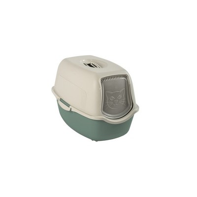 ROTHO Katzentoilette Eco Bailey mit Aktivkohlefilter Katzenklo Katzen Toilette