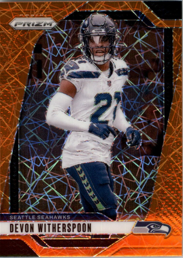 2024 Panini Prizm Prizms Lazer #263 Devon Witherspoon - FB