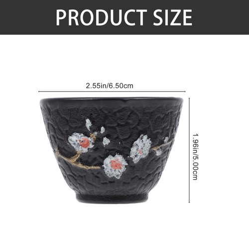 Taza de té de hierro fundido estilo japonés herramientas de té de kung fu - Imagen 7 de 12