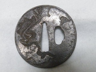 JAPANESE used Tsuba 609B 126