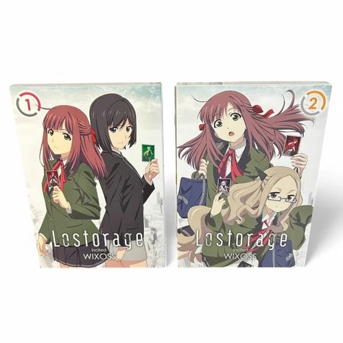 [Good Condition] Lostorage incited WIXOSS First Edition DVD ① and ② All 2