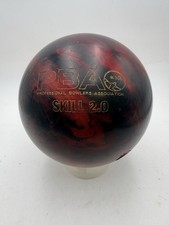 Ebonite PBA Skill 2.0 Bowling Ball 13 lb Red Black Swirl USBC Certified Drilled