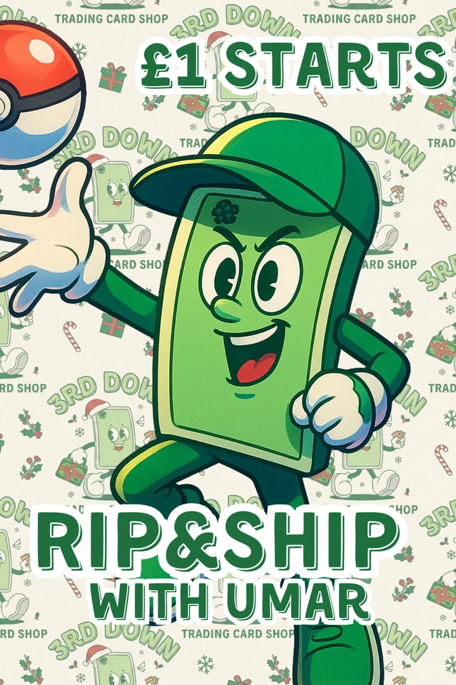 £1 Start Pokemon Rip & Ship with Umar