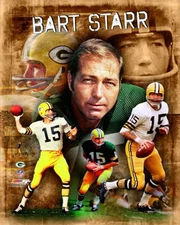 Bart Starr "The Legend" Green Bay Packers METAL SIGN 12X8IN