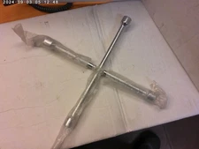 1980's Vintage star (4-way) wheel lug wrench all steel SAE New old stock