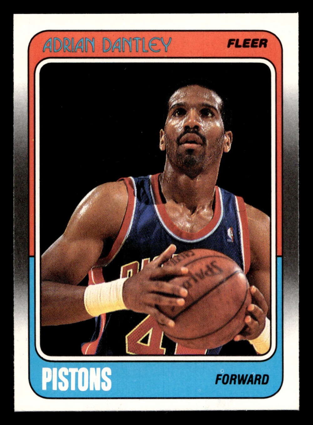 1988-89 Fleer #39 Adrian Dantley Near Mint+ Pistons Basketball