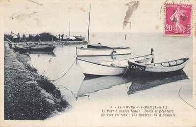 Le vivier-sur-mer le port à tide high 263375 