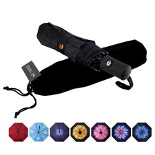 Travel Umbrella Windproof Automatic LightWeight Unbreakable Umbrellas-Factory...