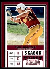 2017 Panini Contenders Draft Picks Ticket Paul Molitor Minnesota Golden Gophers