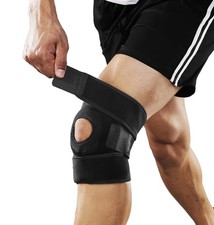 Knee Braces for Pain Women Men, Patellar Tendon Support One Size, Black