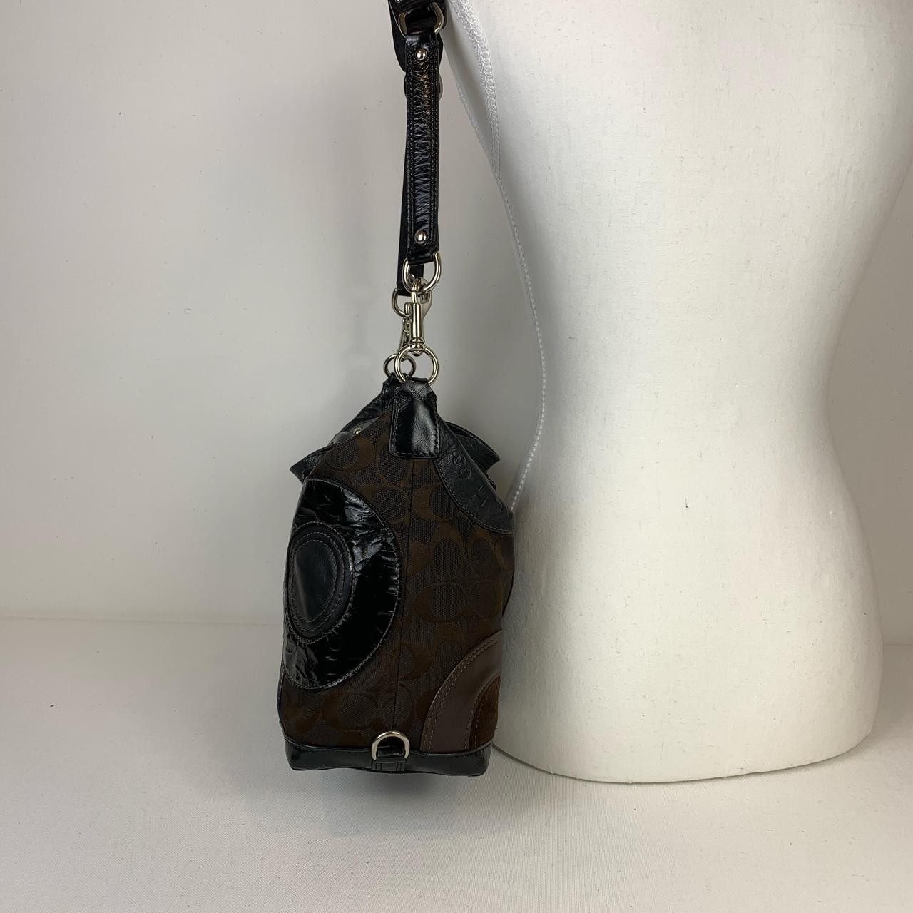 Coach Ashley Pieced Patchwork Satchel - image 4