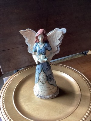 This Is A Pavilion Gifts Elements Friends Angel Holding Dove Figurine