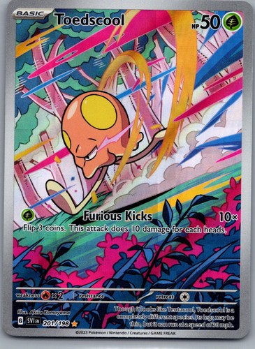 Toedscool 201/198 Holofoil SVI Scarlet & Violet Base Set NM Pokemon
