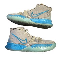 NIKE KYRIE 7 GS "RIPPLE" GRAIN BROWN-AQUAMARI SZ 5.5Y CT4080-207