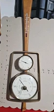 Vintage Airguide Mid-Century Modern Barometer