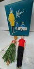 Used Vintage Mattel 1958 Barbie & 1960 Ken Dolls & Ken Case & Clothing