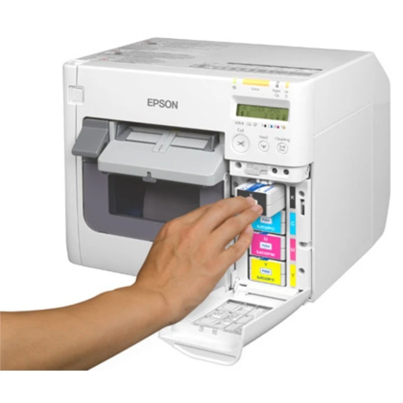 Epson ColorWorks TM-C3500 Inkjet Farbetikettendrucker ohne Druckerpatronen - Bild 3 von 3