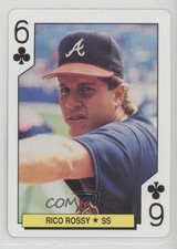 1992 US Playing Card Atlanta Braves Box Set Rico Rossy #6C Rookie RC 0wm7. rookie card picture