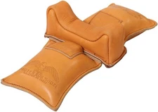 Protektor Model #6 Leather Wide Owl Ear Straddle Front Rest Bag MADE IN USA