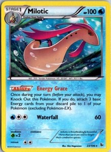 Milotic 23/106 2014 Flashfire Unlimited Holo Rare