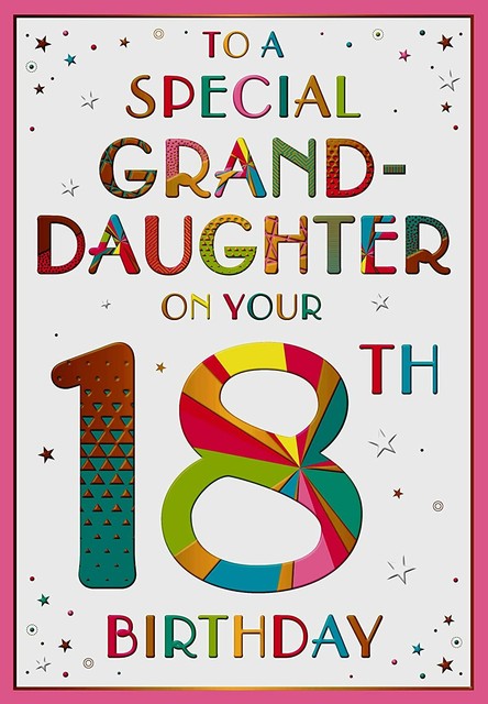 granddaughter 19th birthday card
