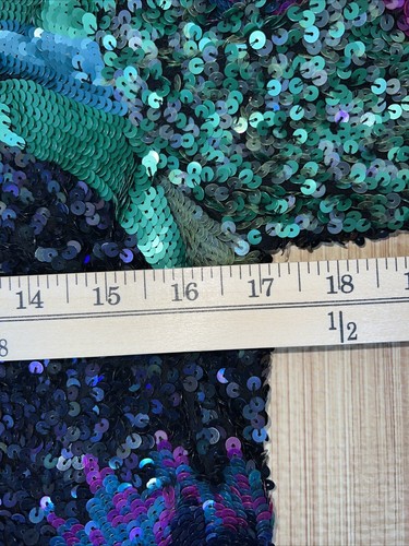 Vintage Adrianna Papell Silk Sequined Beaded Multicolored MIDI Dress Women’s 8 - Picture 17 of 18