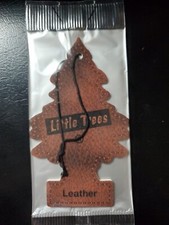 Little Trees Leather Scent Car Air Freshener Leather Scented Little Tree 1 Pack