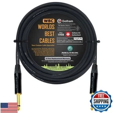 WORLDS BEST CABLES 25 Foot - Gotham GAC-1 Ultra Pro - Premium Low-Cap (21 pf/