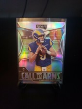Matthew Stafford 2021 Playoff Call to Arms Silver Prizm. Rams