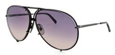 Vintage CARRERA 5623 90 65mm Matte Black Large Aviator Sunglasses Austria