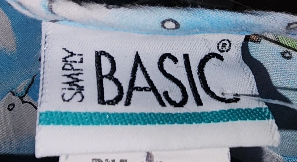 Women’s Christmas Scrub Top S -JOY TO THE WORLD PEACE ON EARTH SEASONS GREETINGS - Image 3 of 4