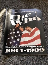 The Who 1989 The Kids Are Alright Tour Book