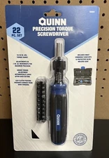 Quinn Precision Torque Screwdriver Set 10-50 in. lb. NEW FAST FREE SHIPPING!!!