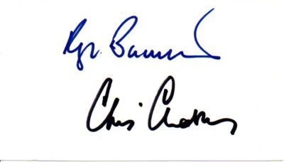 Original handsigniert Sir Roger Bannister Chris Chataway