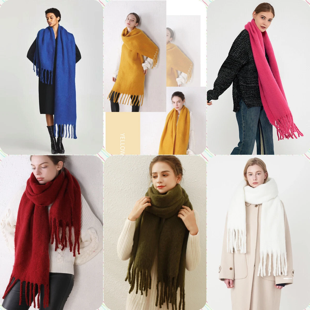 Luxury wool scarf deals