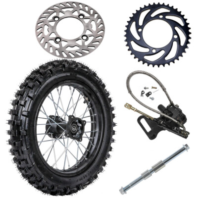 90/100-14'' Rear Wheel Rim Tire Tyre Brake Rotor for Apollo Coolster SSR SDG 125