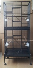 X-LARGE 76" Double-Stackable Breeding Aviary Lovebird Canary Cockatiel Bird Cage