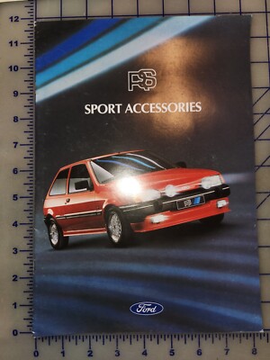 Ford RS Sport Accessories Brochure Sierra Granada Orion Escort Fiesta Scorpio