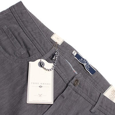 Ballin NWT 5 Pocket Jean Cut Pants Size 34 US In Solid Gray Cotton Blend