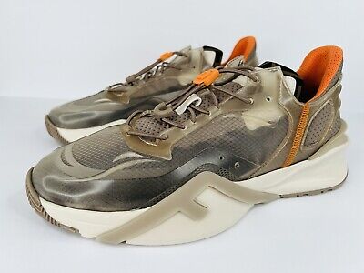 FENDI Flow FF Nylon Transparent Mix Media Logo Sneakers UK FENDI Flow FF Nylon Transparent Mix Media Logo Sneakers UK