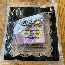Crash Bandicoot 5 McDonalds Happy Meal Toy from 2005 Electronic Game Sealed