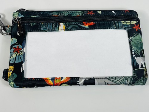 Lug Peekaboo Wristlet Clutch Pouch Only Wildlife Jungle Handbag New With Tags - Picture 4 of 6
