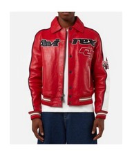 Mens Avirex Leather Jacket