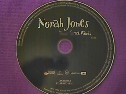 Norah Jones - Those Sweet Words (CD, Single, Promo, Car) - Picture 3 of 4
