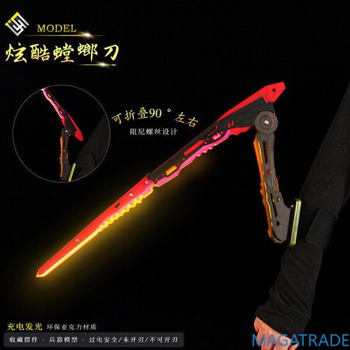 Cyberpunk 2077 Mantis Fold Blades Wearable Functional LED Light-up Cool Prop - Picture 16 of 27